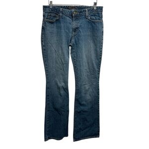 10 L ( long) Eddie Bauer Women's Straight Leg Jeans - Blue
